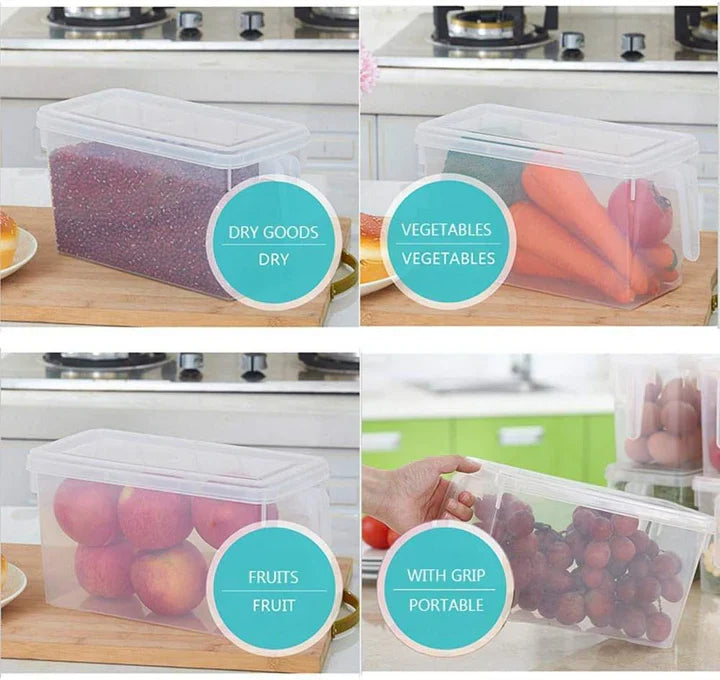 Clear Plastic Kitchen Fridge Holder