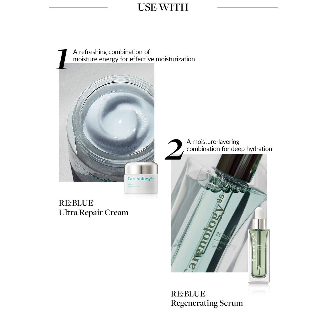 JoseonGotElephant Bunble Carenology Reblue Deep concetrate Ampoule + JoseonGotElephant Cotton pad Korean Cosmetics K-Beauty ABG Skin ABG Style - Medaid International