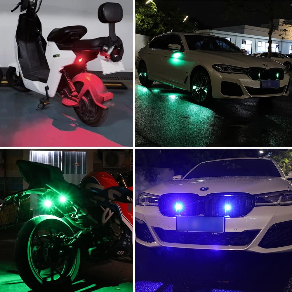 Wireless Led Strobe Lights | 2 PCS أضواء ستروب LED لاسلكية | 2 قطعة
