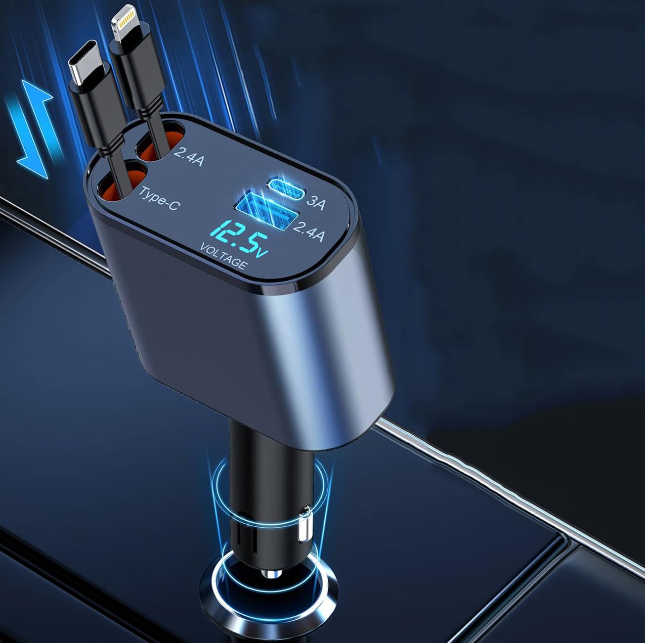 4in1 Fast Car Charger - Medaid International