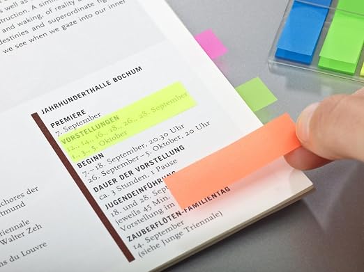 Post It Index Transparent Small in Sleeve Dispenser Highlights| Post It in Lebanon