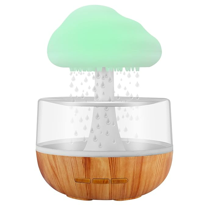 Rgb Raining Humidifier Rain Cloud - Medaid International
