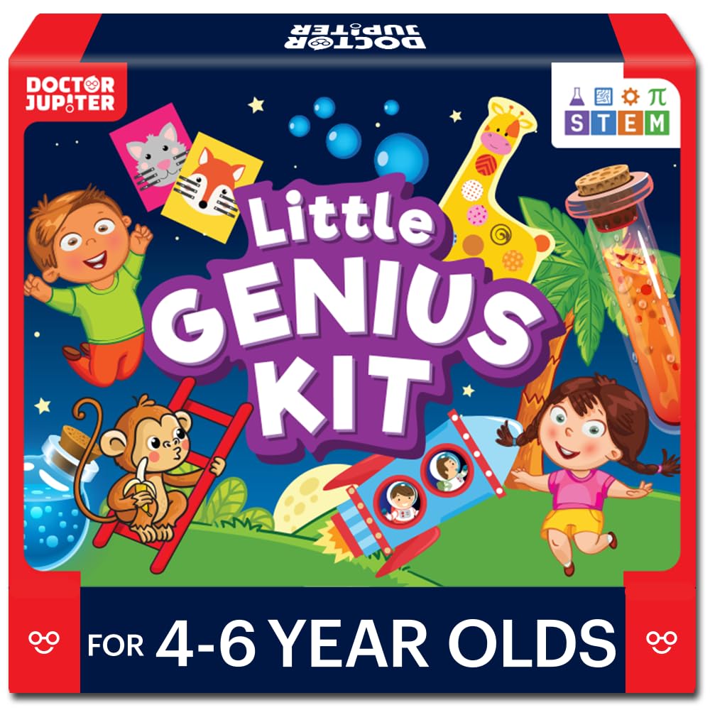 Doctor Jupiter Little Genius Toy Kit For Boys & Girls Ages 4-5-6-7-8