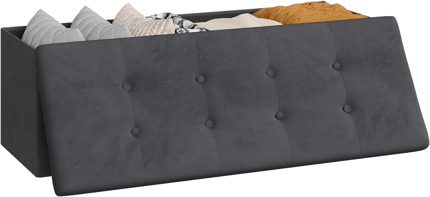 WOLTU Footstool Storage bench (SH73GR)