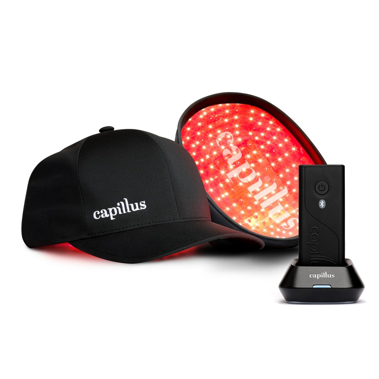 Capillus SPECTRUM Red Light Hair Therapy Hat, Laser Hair Growth Cap, Red Light Therapy for Hair Growth, Hair Red Light Therapy Red Light Cap Hair Regrowth 312 Low Level Laser Therapy + Bluetooth App - Medaid International