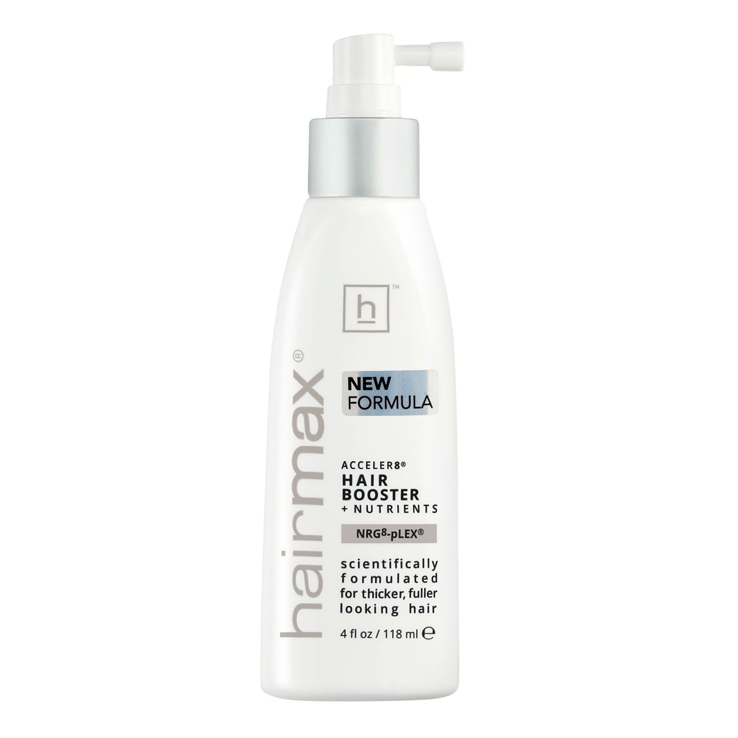 Hairmax Acceler8 Hair Booster + Nutrients - Topical Hair Regrowth Treatment - Thinning Hair Loss Solution - Advanced Scalp Care - Minimizes Hair Shedding - B Vitamins & Omega 6-4 fl oz - Medaid International