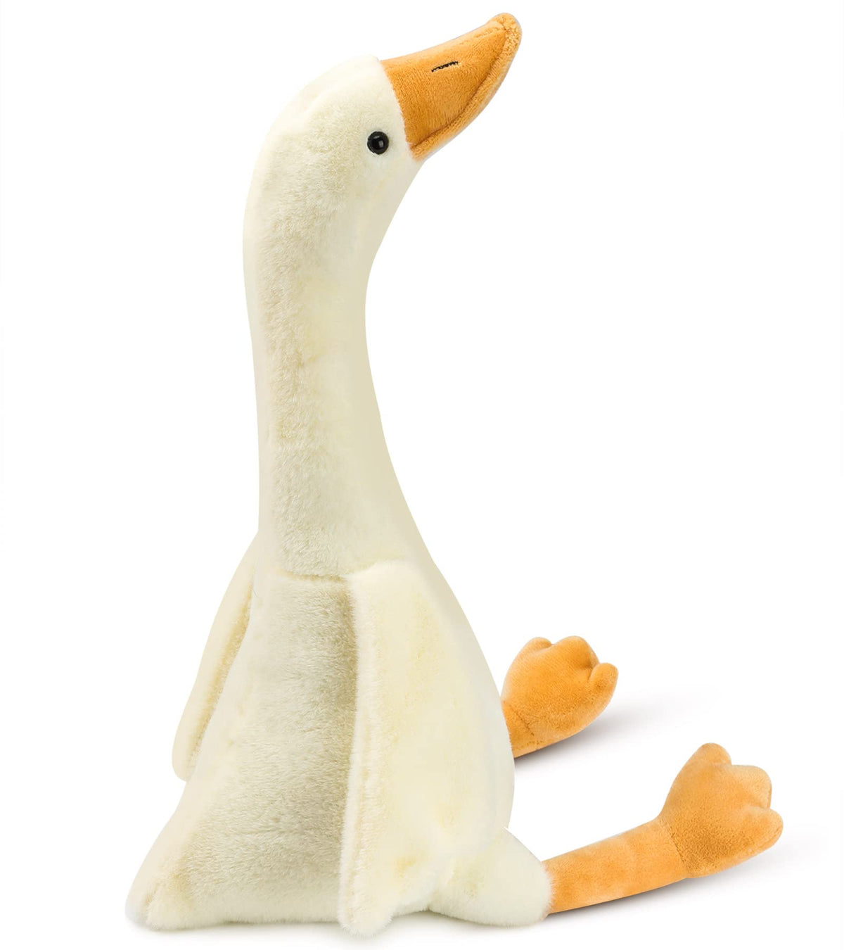 KASTWAVE Swan Stuffed Toy 19.7 Inch, Soft Smooth Plush Goose, Gift for Boys and Girls, White Animal Plushie Ideal for Children