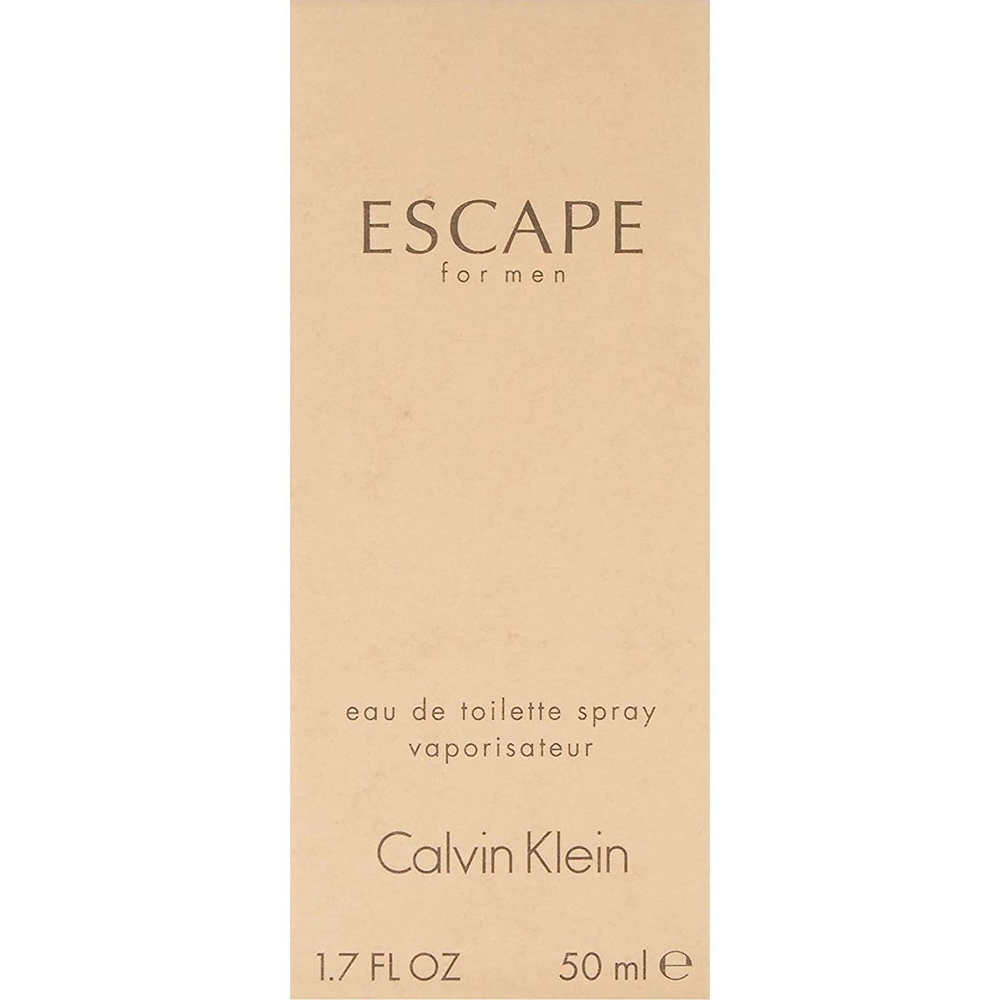 Escape by Calvin Klein for Men, Eau De Toilette Spray, 1.7 Ounce - Medaid International