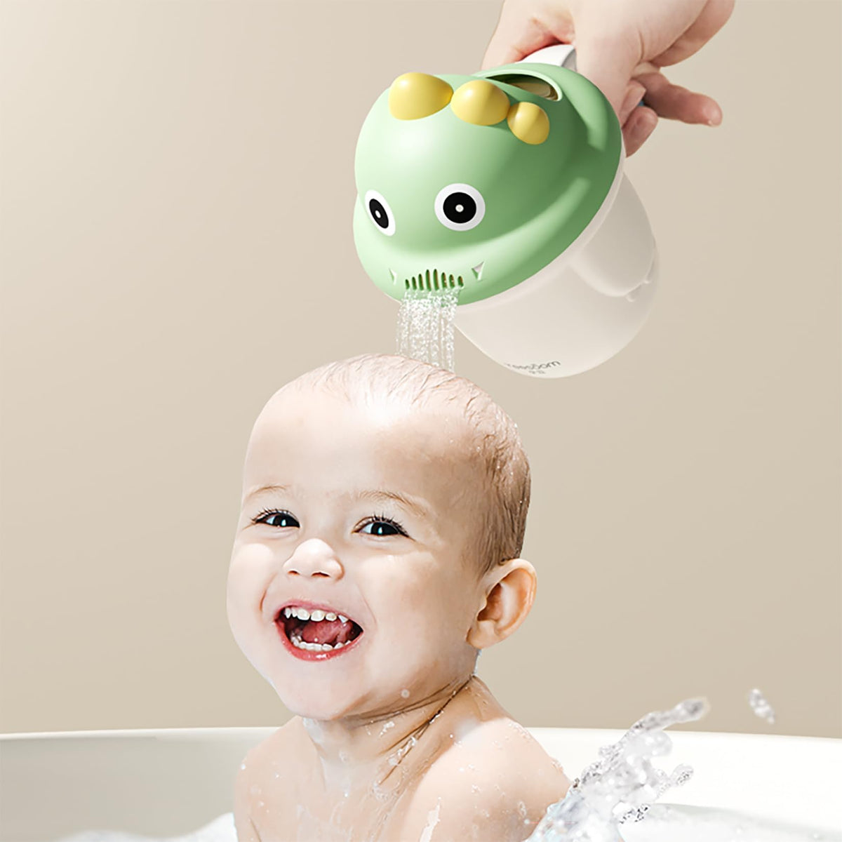 TERRIFI Cartoon Bear Baby Dipper Bath Rinse Cup, Shampoo Rinser, Shower Sprinkler Spoon for Baby Tub, Wash Cups with Handle