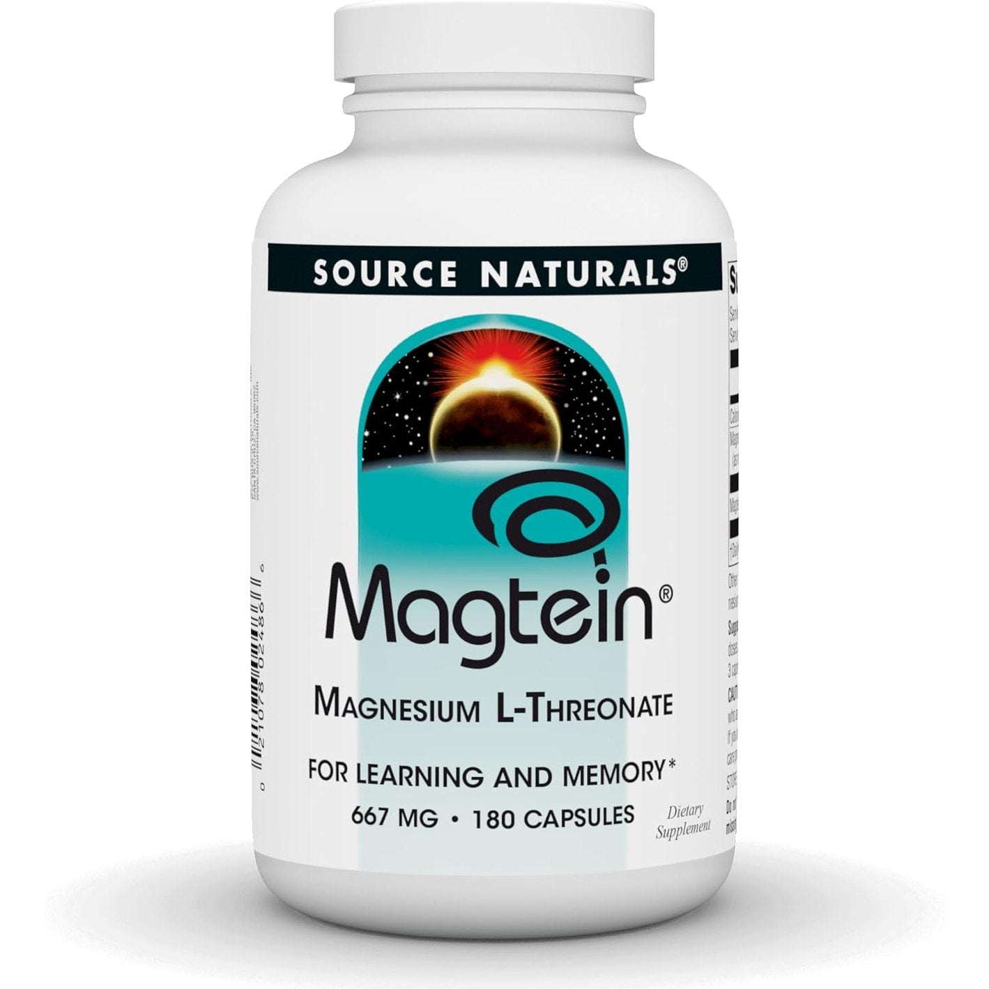 Source Naturals, Magtein, Magnesium L-Threonate, 180 Capsules - Medaid International