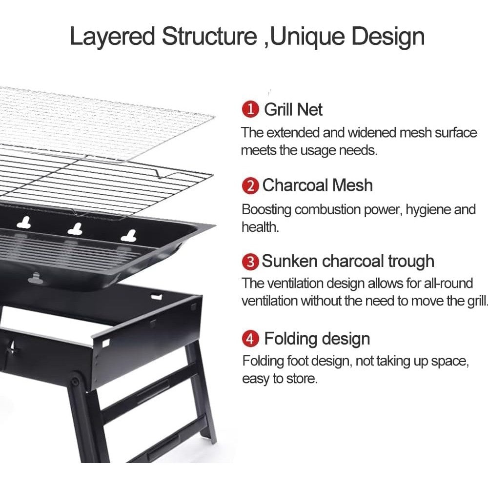 Portable Charcoal Grill - Medaid International