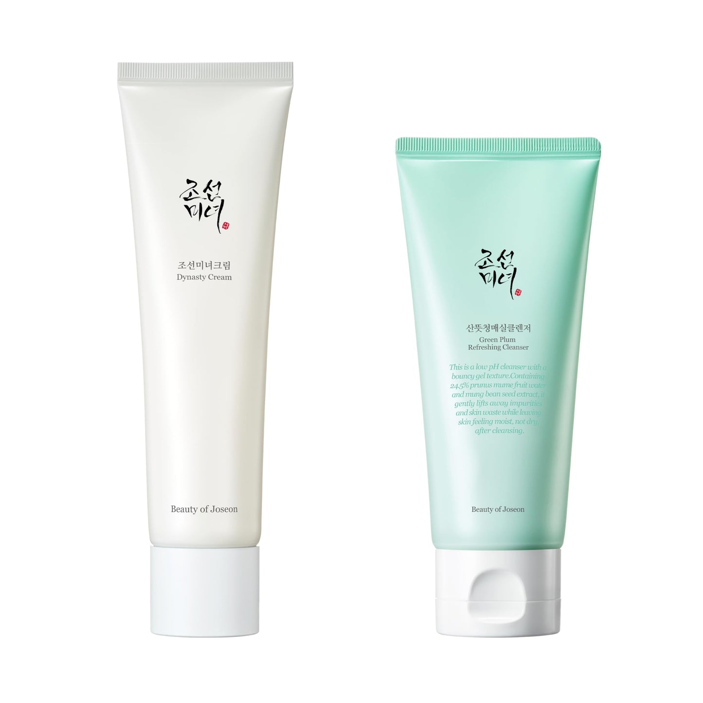 Beauty of Joseon Dynasty Cream Hydrating Face Moisturizer for Dry with Green Plum Refreshing Cleanser Gel Type Deep Pore Cleansing - Medaid International