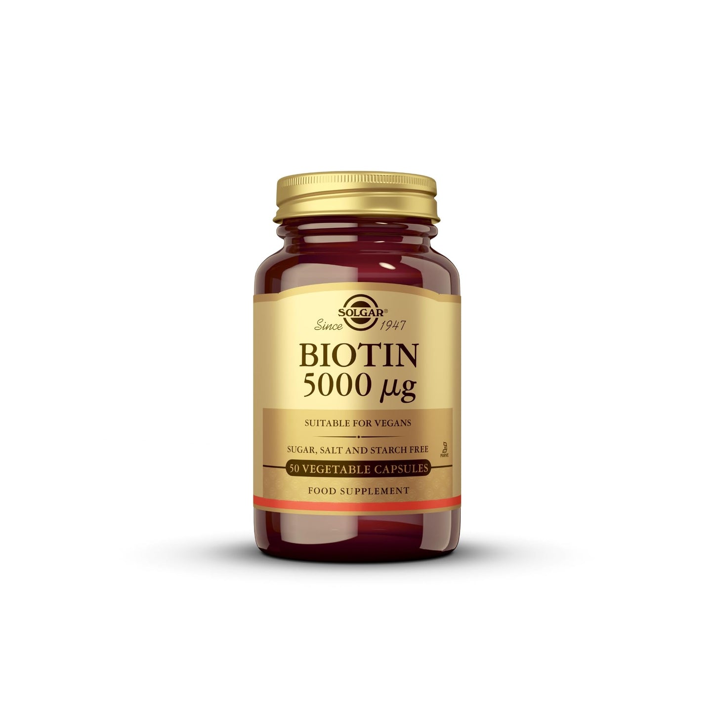 Solgar Biotin 5000Mg Veggie 100 Vc, 100 Ct - Medaid International