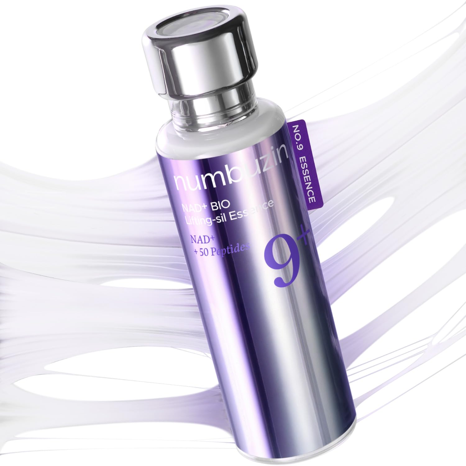 numbuzin No.9 Essence | NAD+ BIO Lifting-sil Essence | Firming, Reduce Wrinkles, Fine Lines | Peptides, NAD+ | Serum for Sagging, Aging, Dull Skin | 1.69 fl. oz. - Medaid International