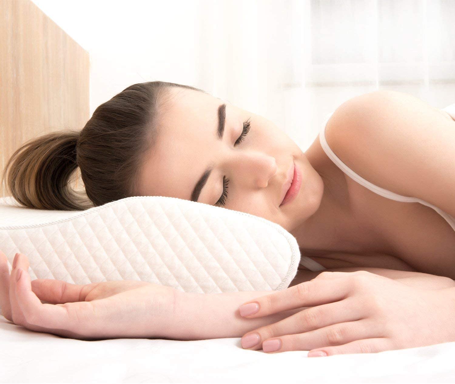 EPABO Contour Memory Foam Pillow Orthopedic Sleeping Pillows, Ergonomic Cervical Pillow for Neck Pain - for Side Sleepers, Back and Stomach Sleepers, Free Pillowcase Included (Firm & Queen) - Medaid International