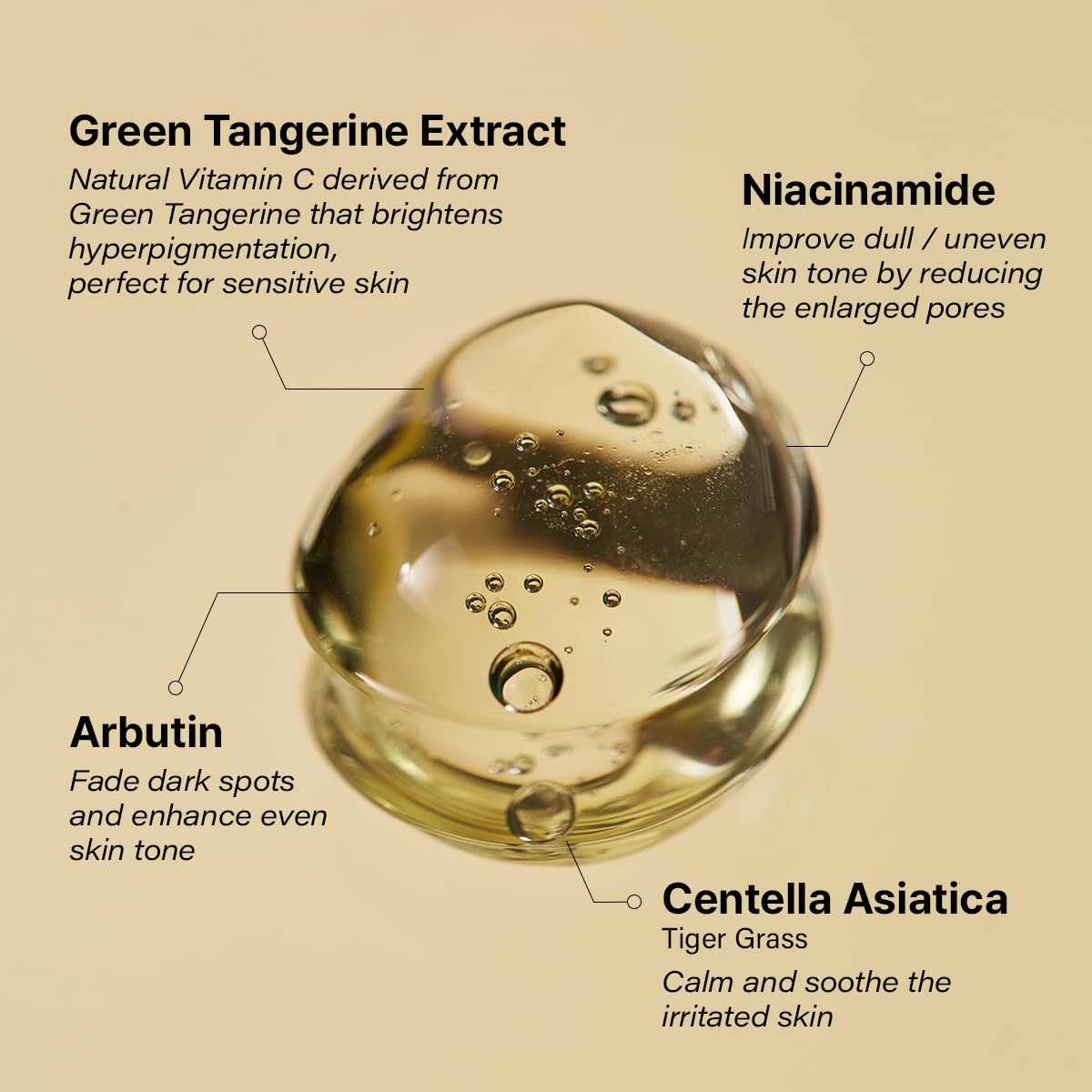 GOODAL Green Tangerine Vitamin C Serum, Korean Skin Care - Advanced Version 1.02 fl oz - Medaid International