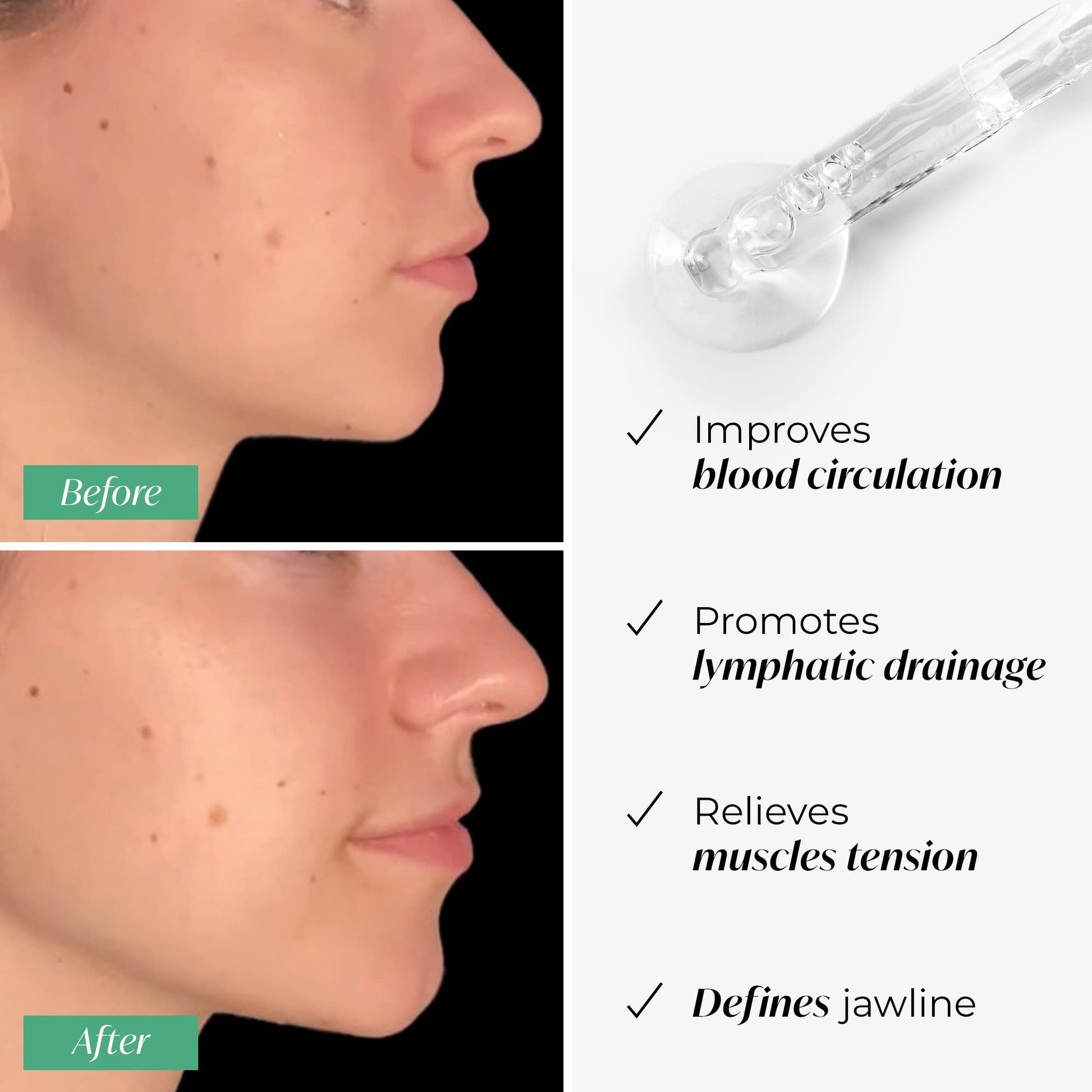 PLANTIFIQUE Gua Sha Facial Tools | Gifts | Massage Tool | Jawline Sculptor | Face Sculpting Tool for Your Skin Care Routine | Jade Guasha - Medaid International