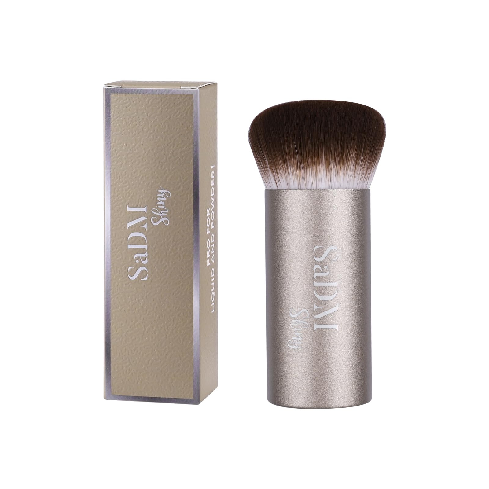 Kabuki Makeup Brush - Blender Brush for Powder, Cream, Liquid Foundation, Sunscreen, Blush Blending & Bronzer - Professional Make Up Brush - Full Face Makeup Brush - Vegan & Cruelty Free - Medaid International