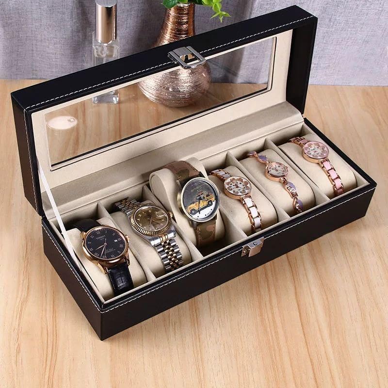 Watch Organizer and Accessories Premium Leather