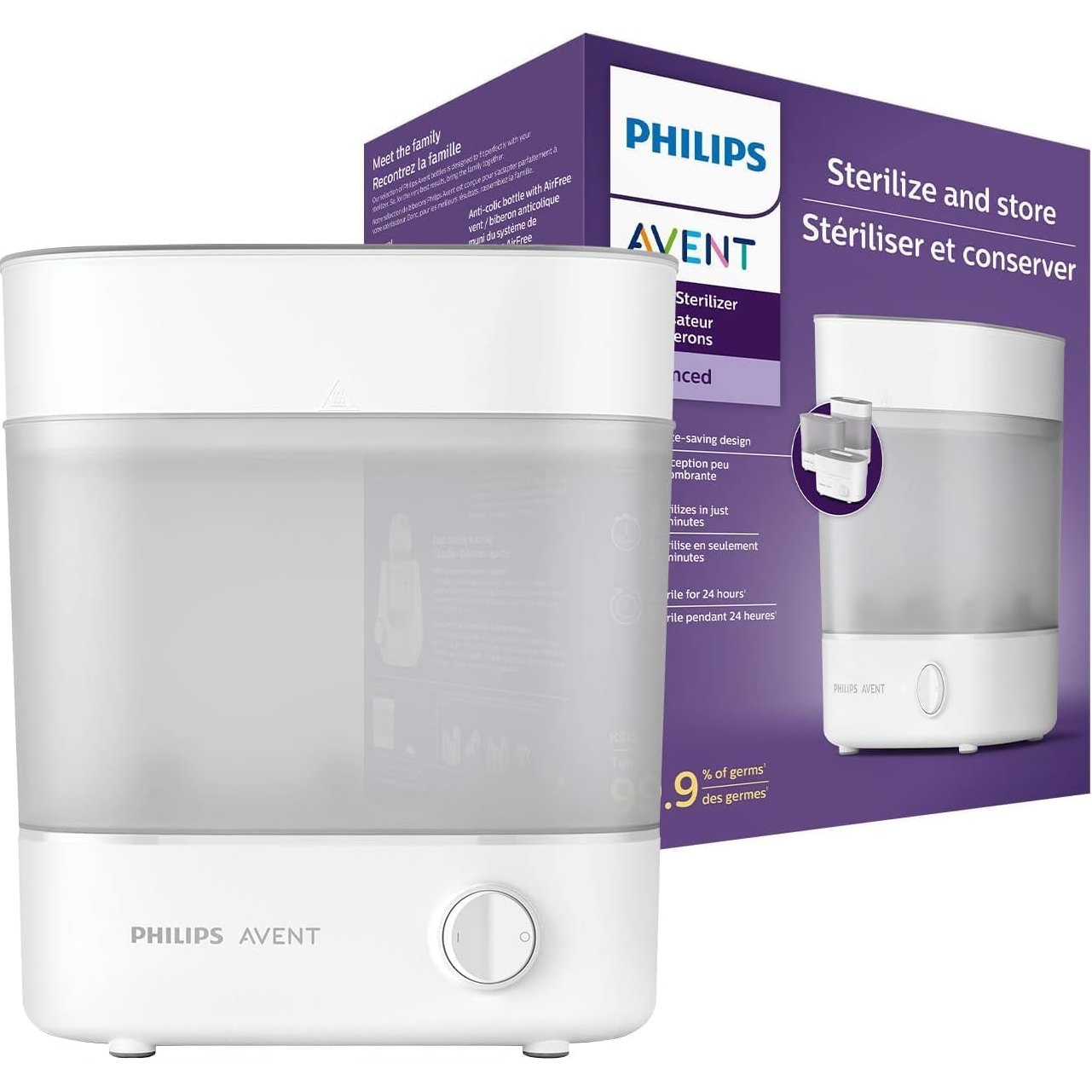 avent baby bottle steriliser f291/01