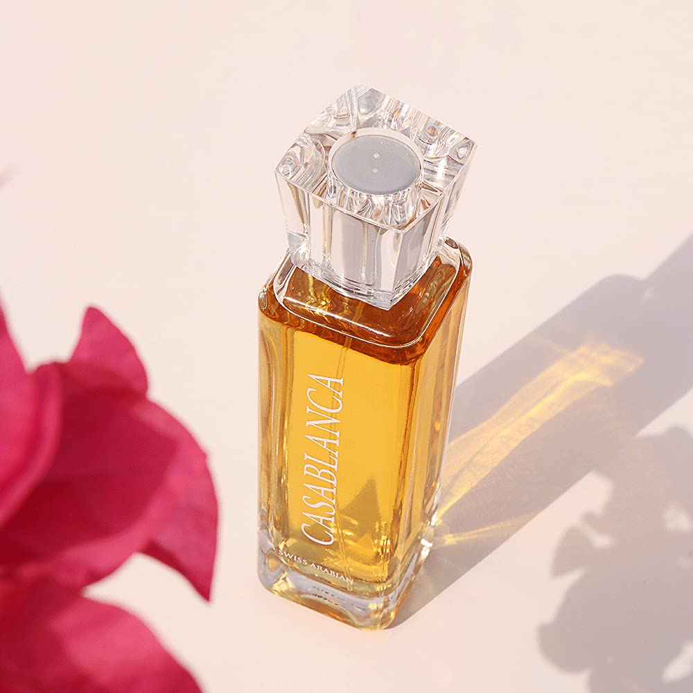 Swiss Arabian Casablanca - Luxury Products From Dubai - Long Lasting, Addictive Personal EDP Spray Fragrance - Seductive Signature Aroma - 3.4 Oz - Medaid International
