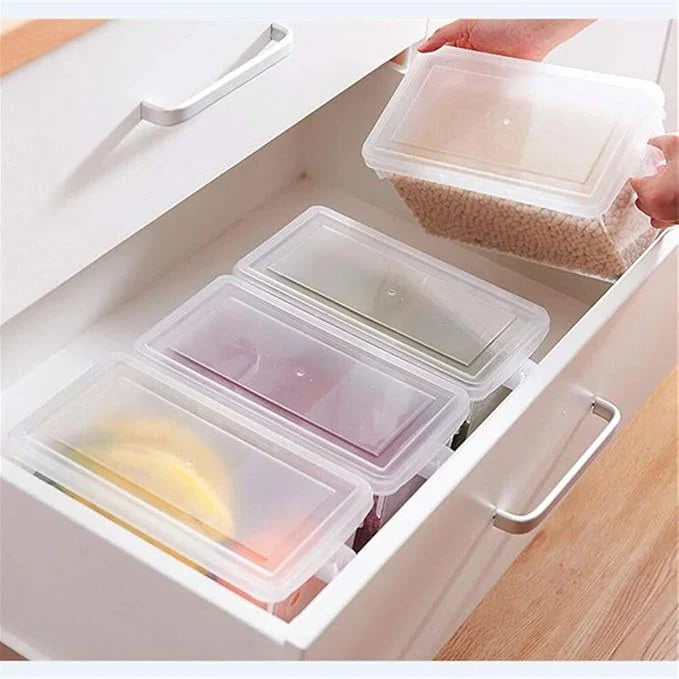Clear Plastic Kitchen Fridge Holder