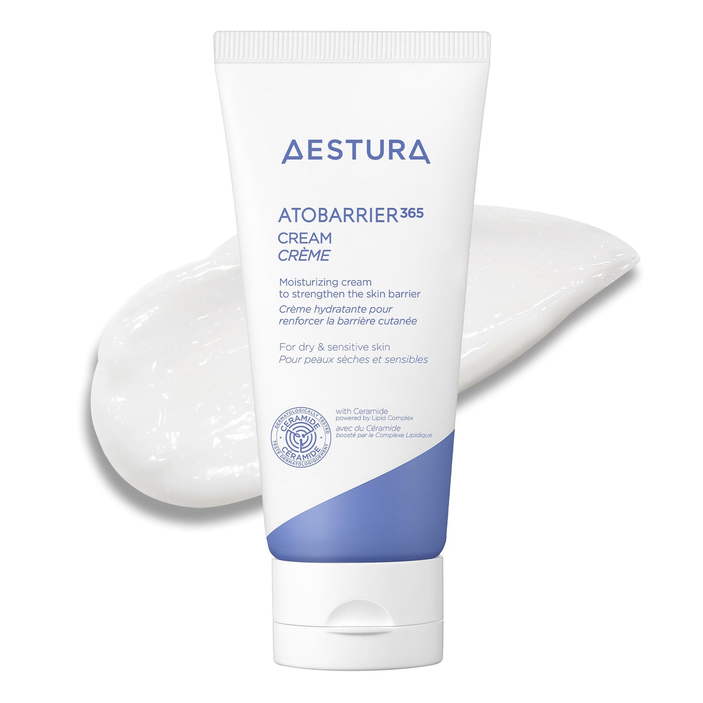 AESTURA ATOBARRIER365 Cream with Ceramides, Korean Face Moisturizer for Barrier Repair | 120H lasting Hydration, Ceramide Capsules, Dry & Sensitive Skin, Non-comedogenic, 80 mL / 2.70 fl.oz. - Medaid International