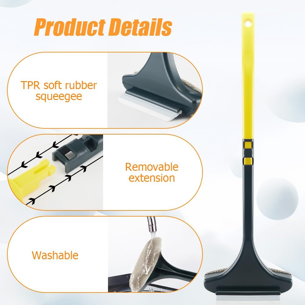 2-in-1 Screen Cleaning Brush – Double-Sided Window Cleaner