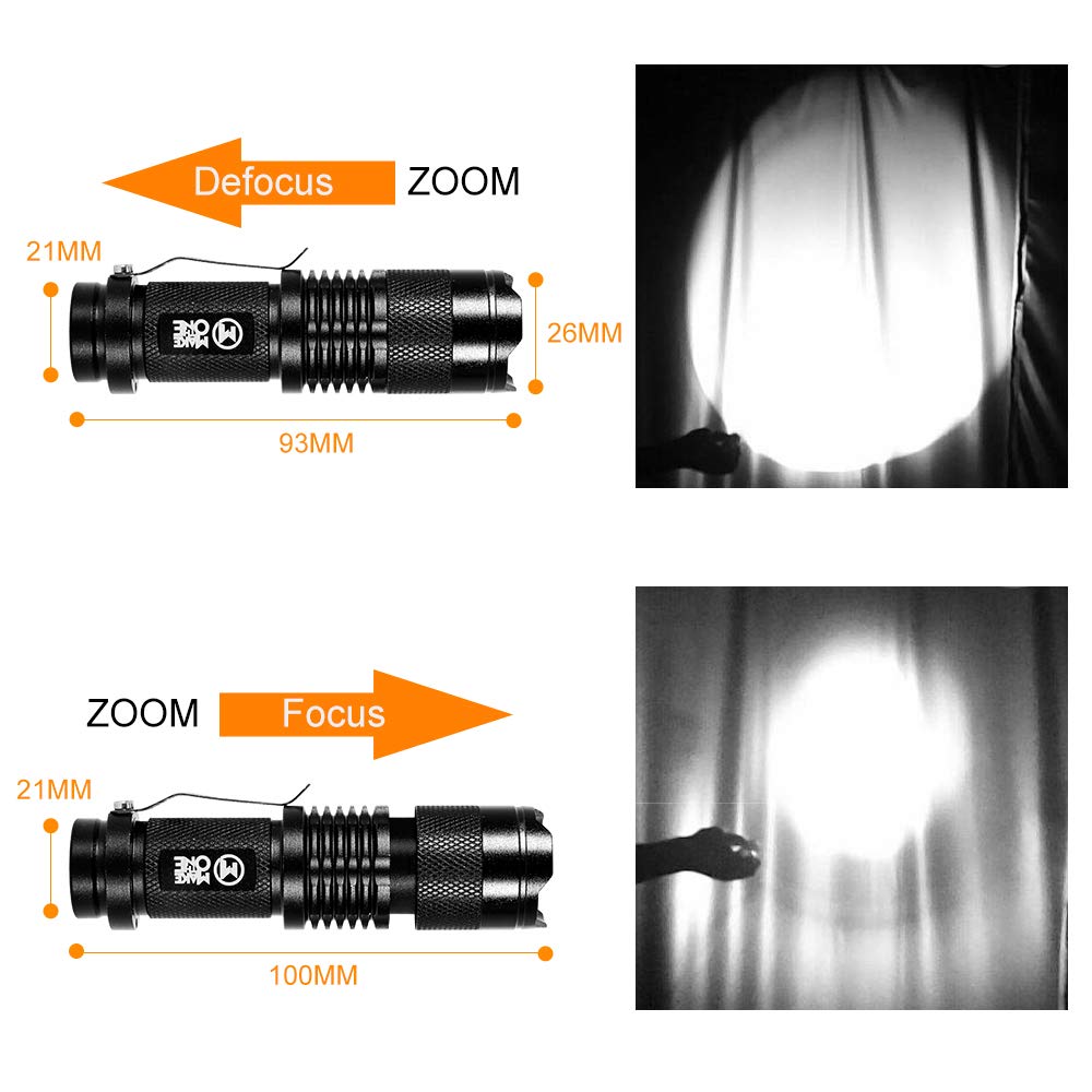 Maketheone IR Torch 3 Watt 850NM Infrared Light Night Vision Flashlight Torch - Infrared Light is Invisible to Human Eyes - to be Used with Night Vision Device (NOT Include Battery) - Medaid International