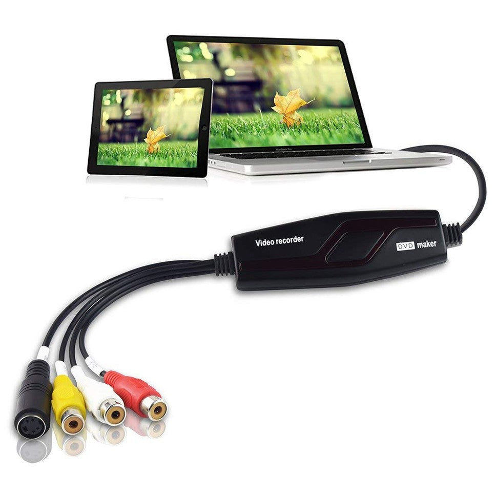 Video Capture Converter / VHS To DVD / Capture Analog Video To Digital For Mac And Windows 10 PC - Medaid International