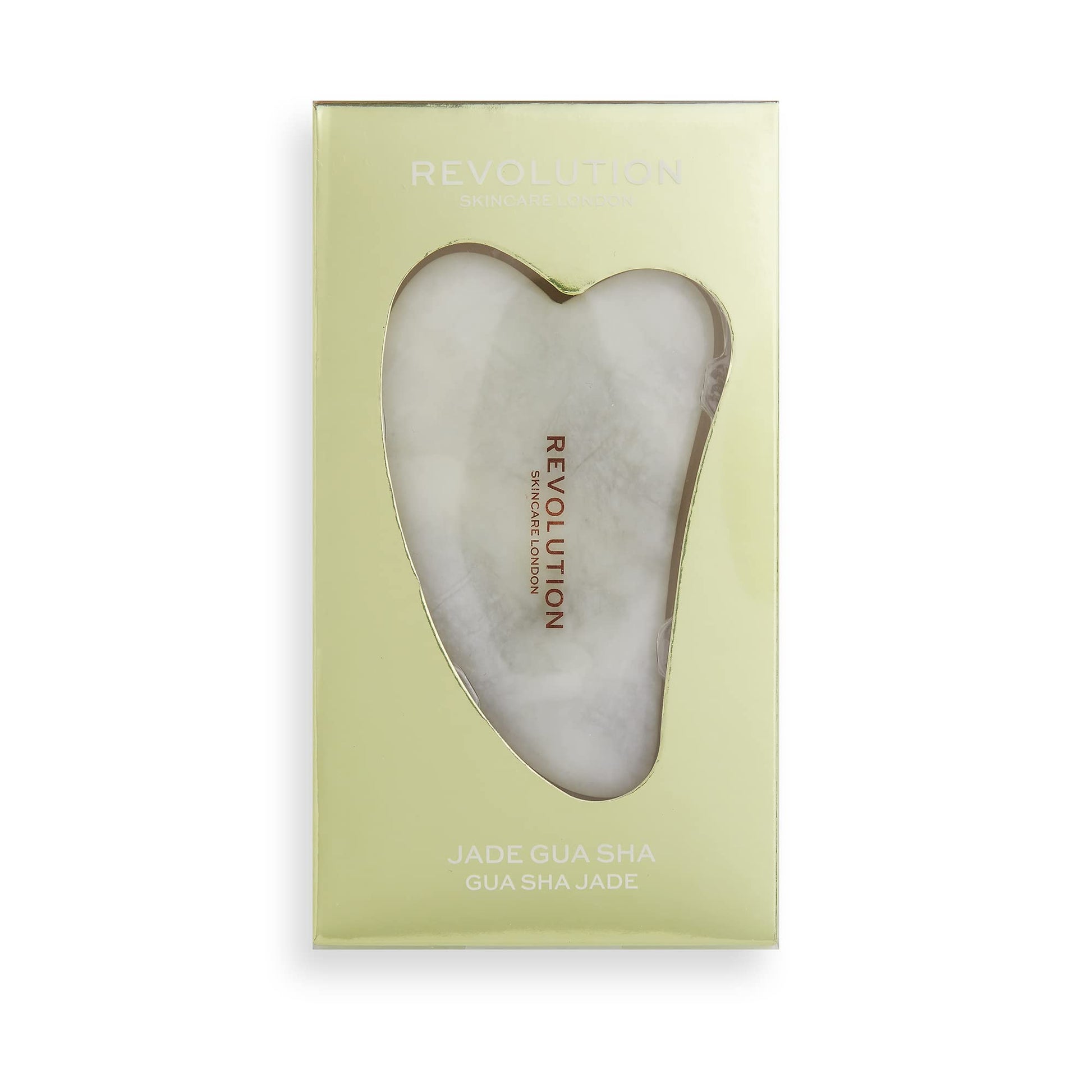 Revolution Skincare London, Jade Gua Sha, Massager for Face, Neck & Body, 82g - Medaid International