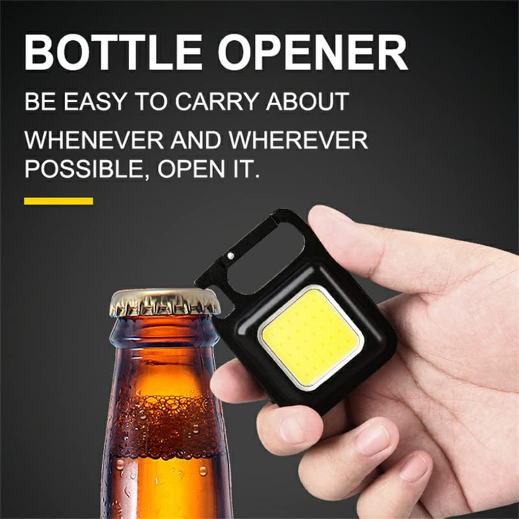 Magnetic Keychain Mini Flashlight