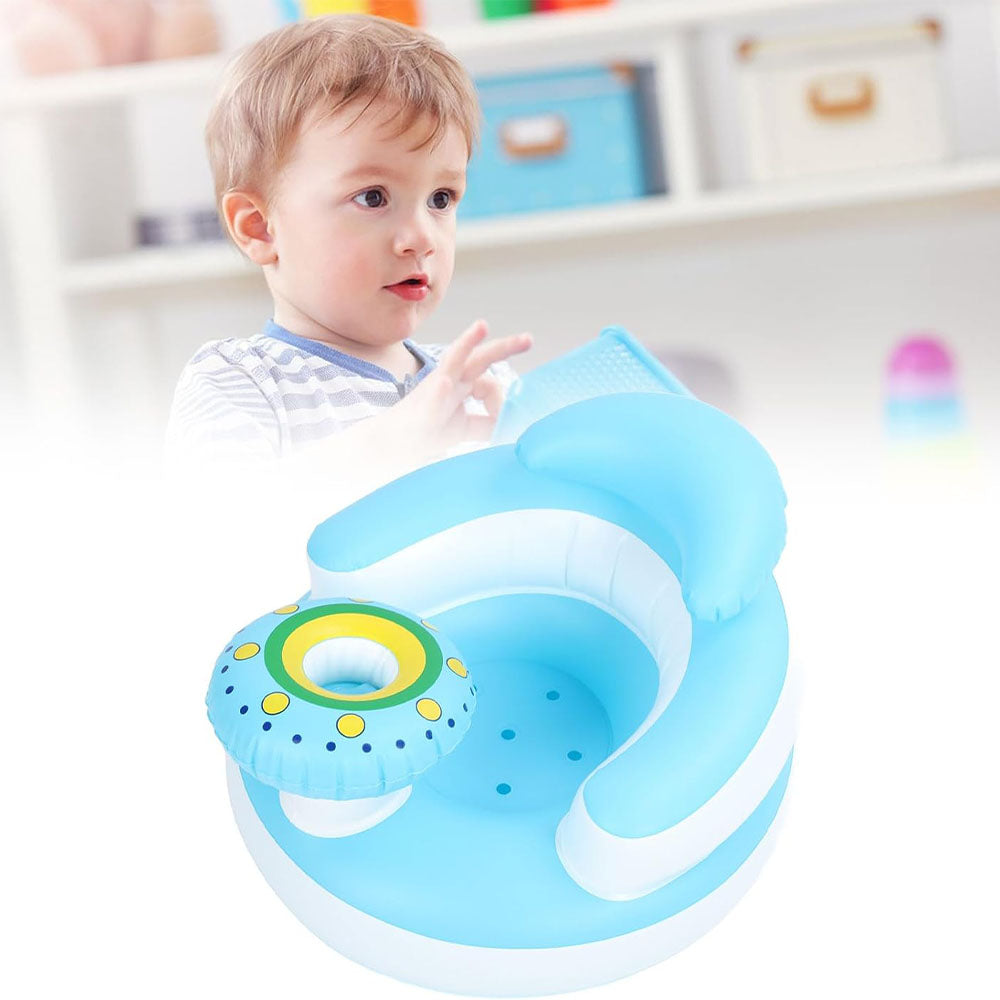 Baby Inflatable Chair PVC Infant Support Folding Toddler Bath Chair