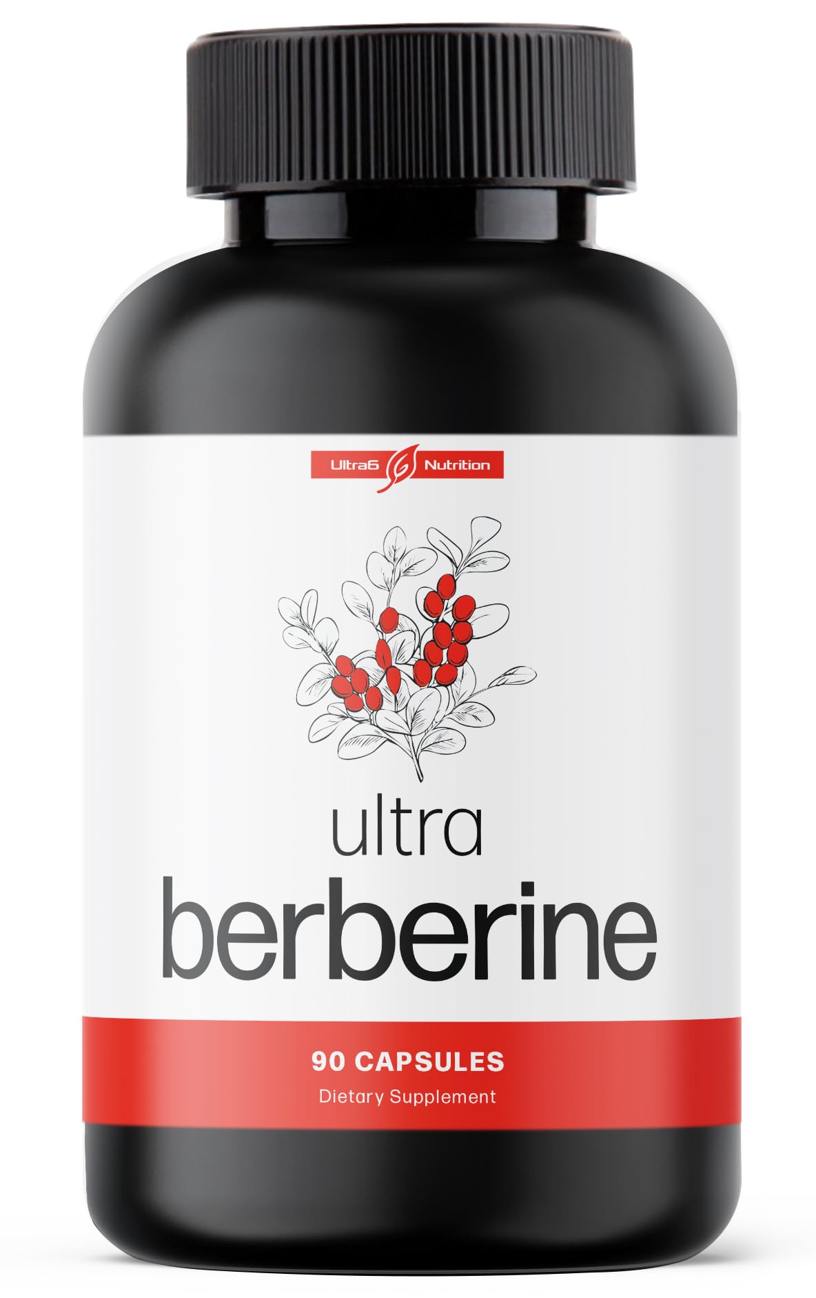 Ultra Berberine Supplement Capsules 600mg (1200mg to 1800mg Daily) – Pure Berberine HCL Supplement to Support Metabolism & Daily Vitality – Vegan, Gluten-Free Diet Supplements (90 Capsules) - Medaid International