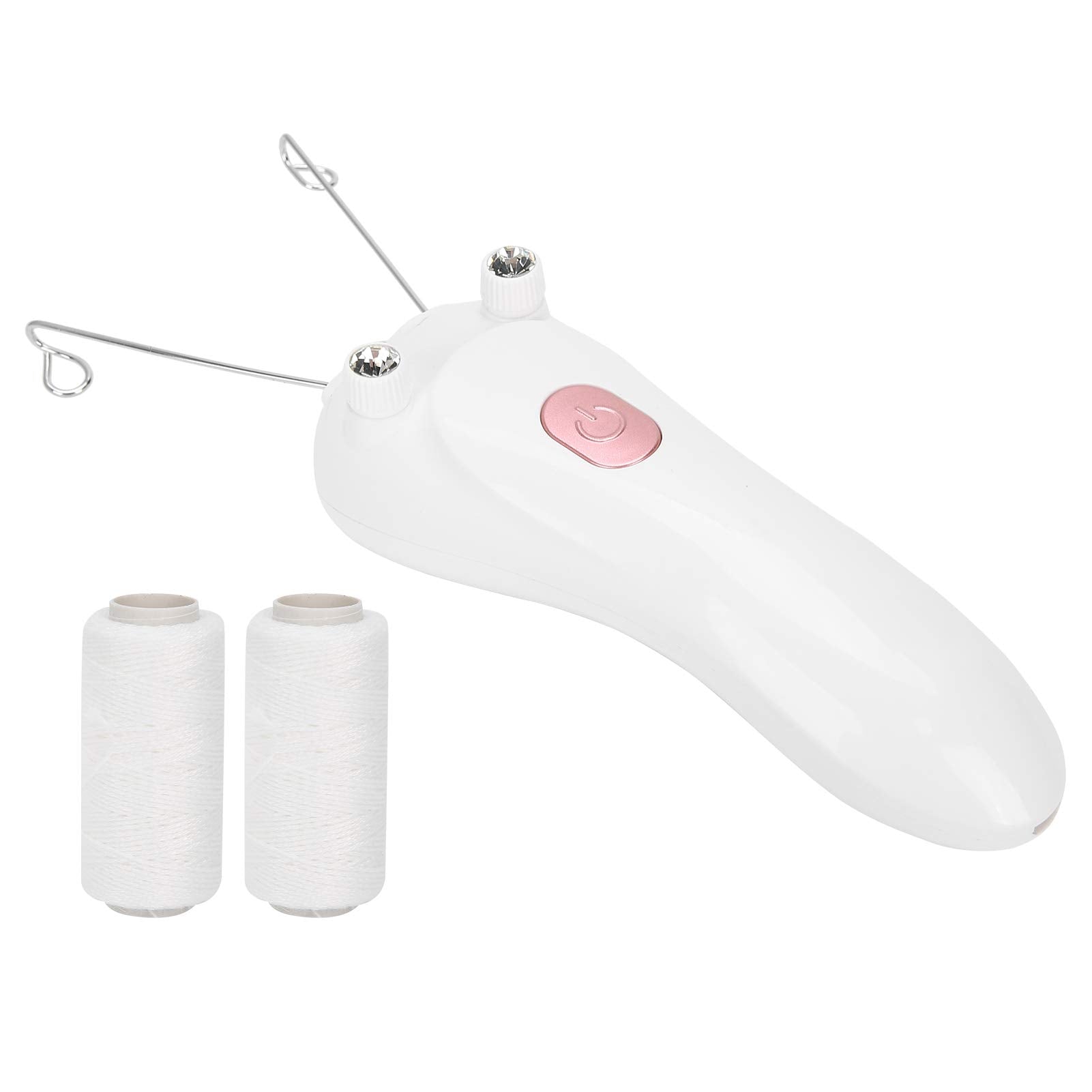 Ladies Facial Hair Remover Electric Women's Beauty Epilator, Cordless Electric Facial Threading Hair Removal for Women, Rechargeable Face Hair Remover Cotton Thread Epilator Body Hair Removal Device - Medaid International