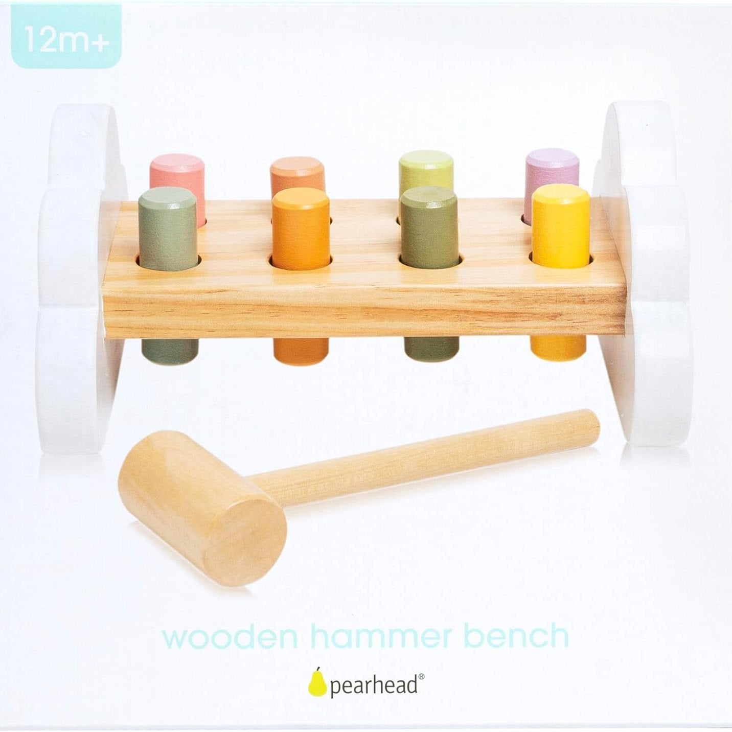 Pearhead - Bench Wooden Hammer - Bench Toy