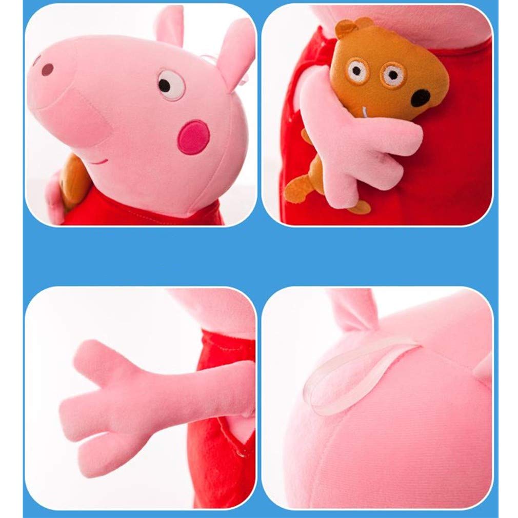 AM ANNA 4Pcs/set Peppa Pig Stuffed Plush Toy 25/30cm Peppa George Pig Family Party Dolls Toys Animal Plush Toys
