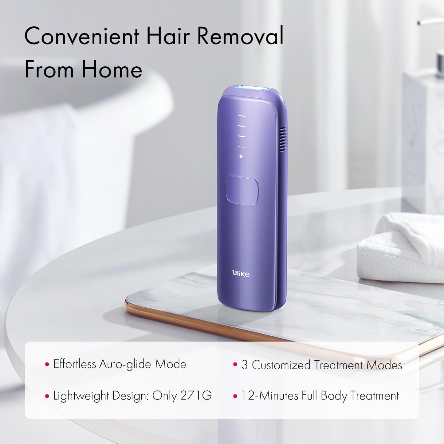 Ulike Laser Hair Removal for Women and Men, Air 3 Ice-Cooling IPL Hair Removal Device for Nearly Painless & Long-Lasting Results, 3 Modes & Auto Flashing for Fast Full Body Hair Removal from Home - Medaid International
