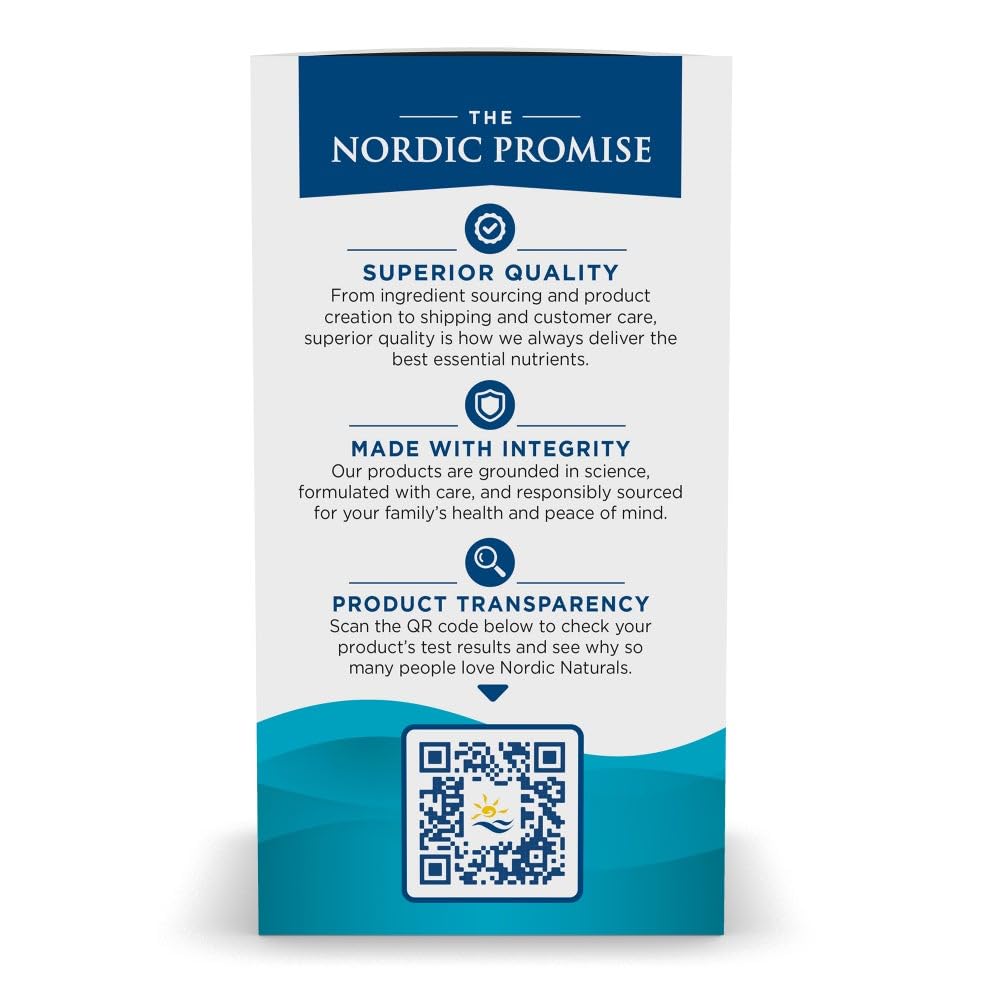 Nordic Naturals Omega-3, Lemon Flavor - 60 Soft Gels - 690 mg Omega-3 - Fish Oil - EPA & DHA - Immune Support, Brain & Heart Health, Optimal Wellness - Non-GMO - 30 Servings - Medaid International