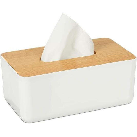 Paper towel box with bamboo lid (By Wenko)