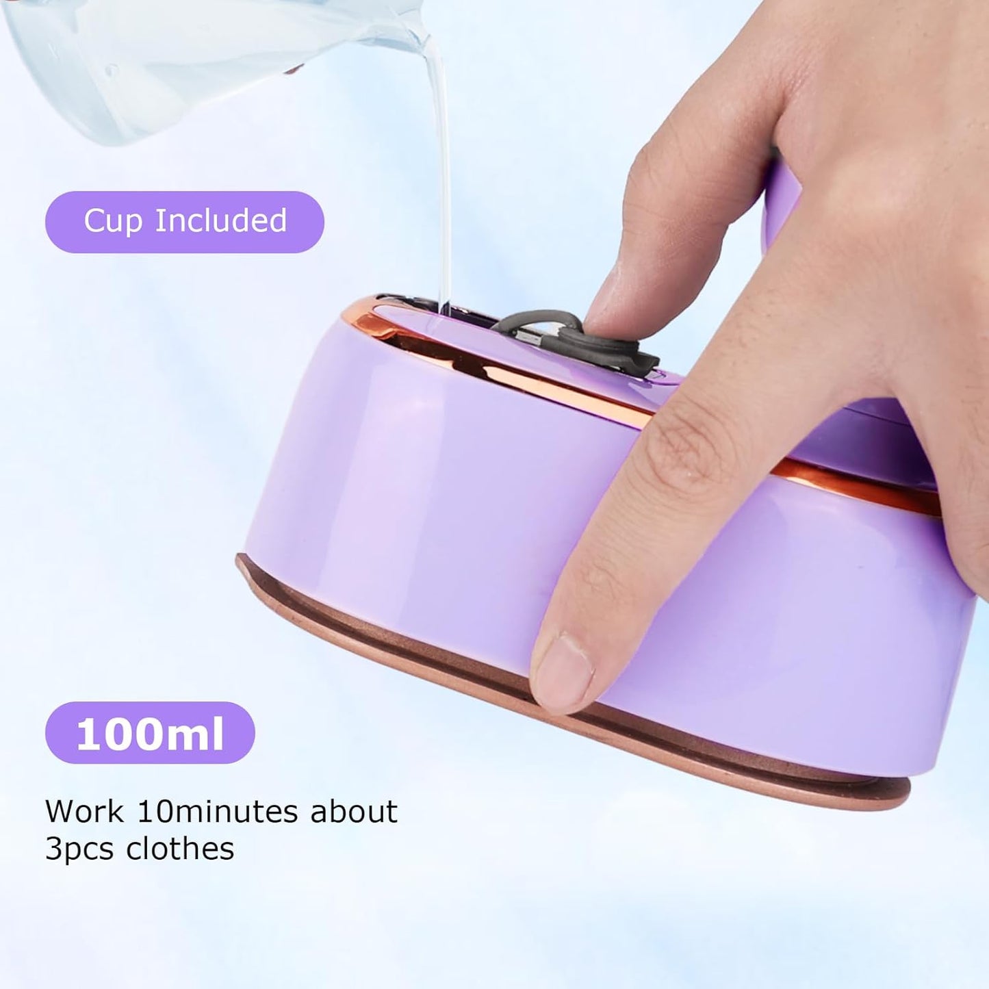Portable Foldable Steam Iron 1000W High Power