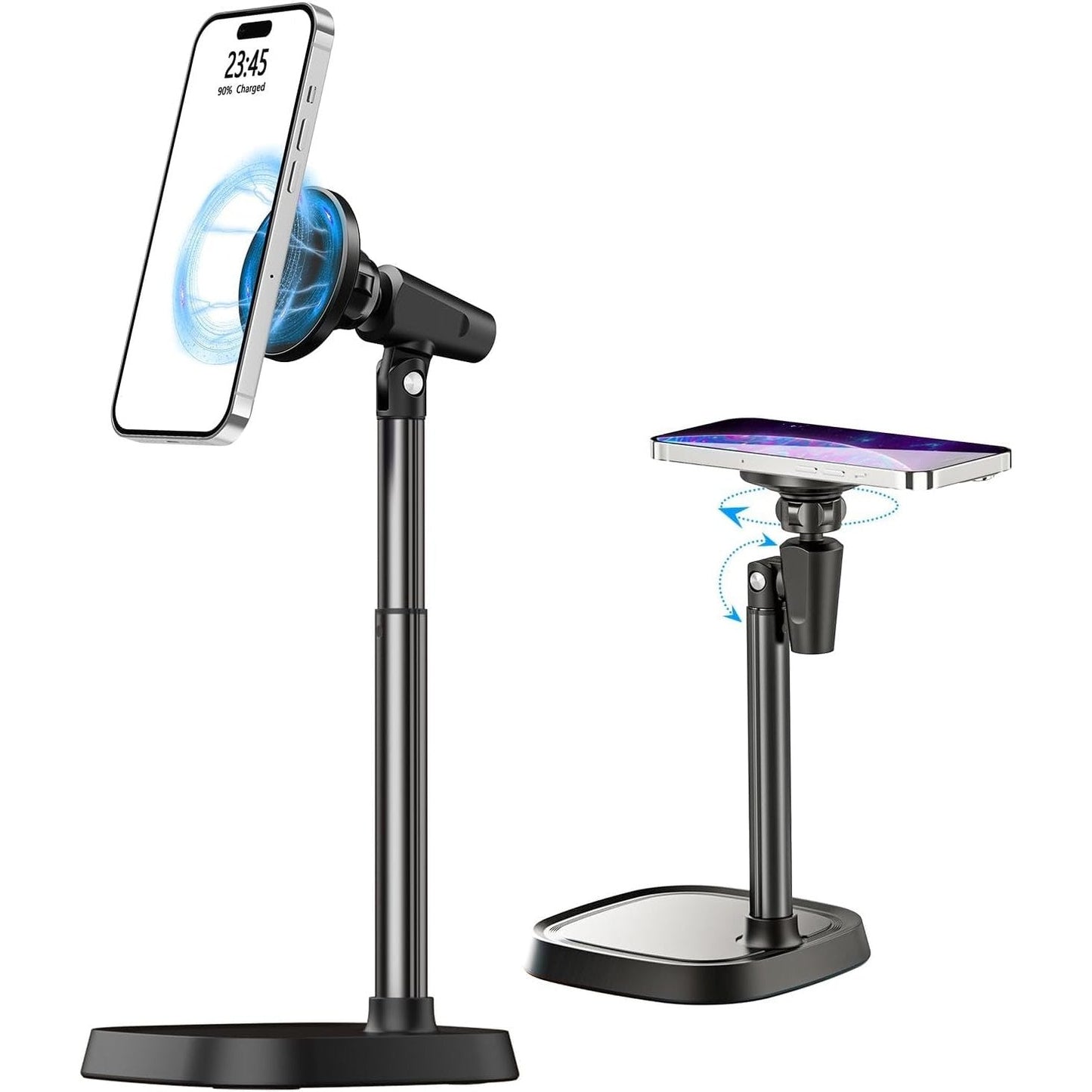 Rotating Magnetic Desk Phone Holder