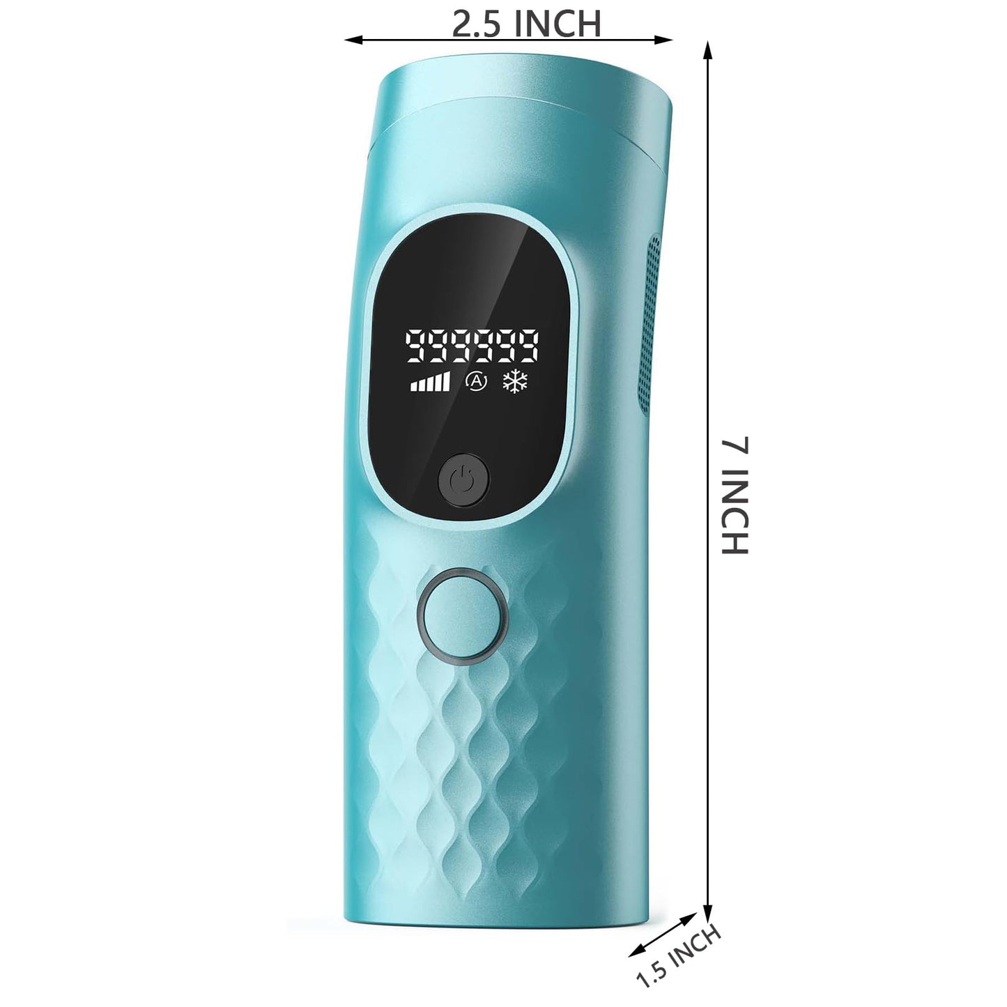 Laser Hair Removal for Women and Men - Permanent Painless Ice Cooling IPL Device Remover Machine with Shaver, Goggles, 999,999 Flashes for Body and Face, Corded - Medaid International