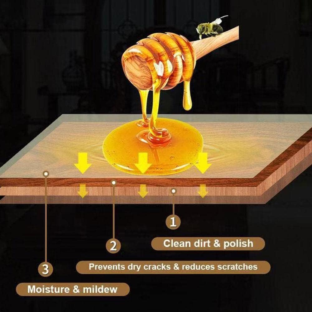Natural Beeswax Wood Polish – Furniture & Floor Care Wax