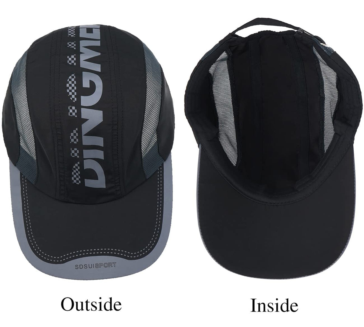 TERRIFI Quick Drying Baseball Cap, Sun Hats for Men & Women, Mesh Lightweight Protection UV for Outdoor Sports