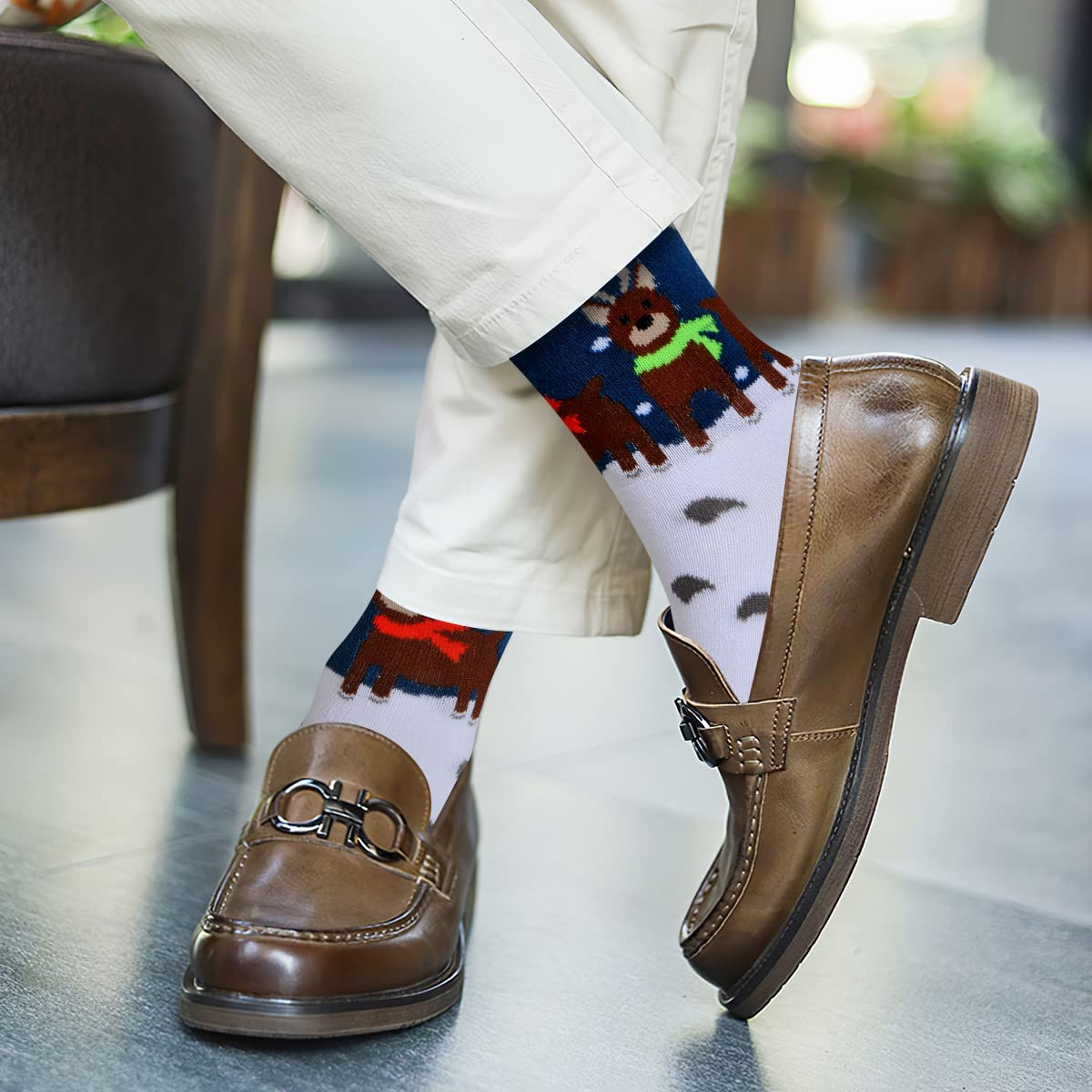 MarJunSep 15 Pairs Women's Christmas Socks Christmas Gifts Stocking Stuffers for Women Teens Adults Family Coworkers - Medaid International