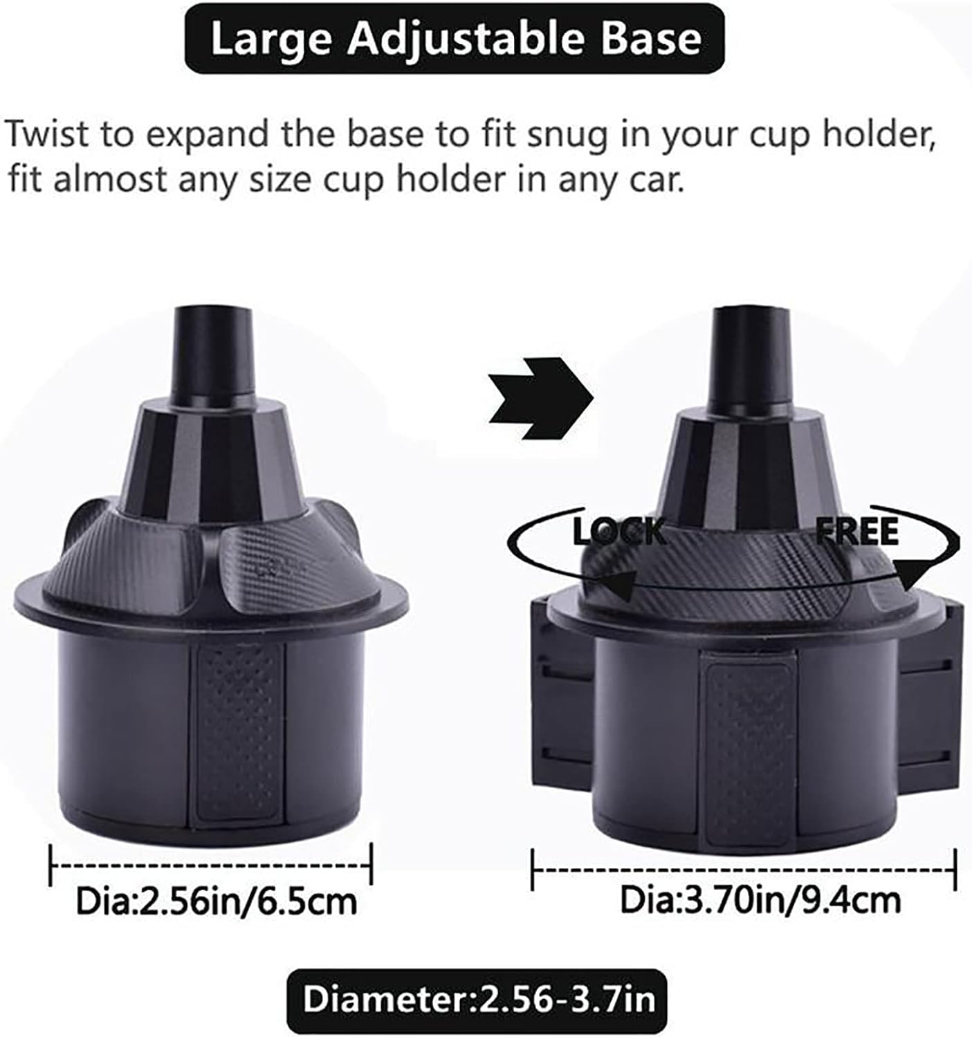 Car Cup Holder Tray – Portable Food & Phone Stand