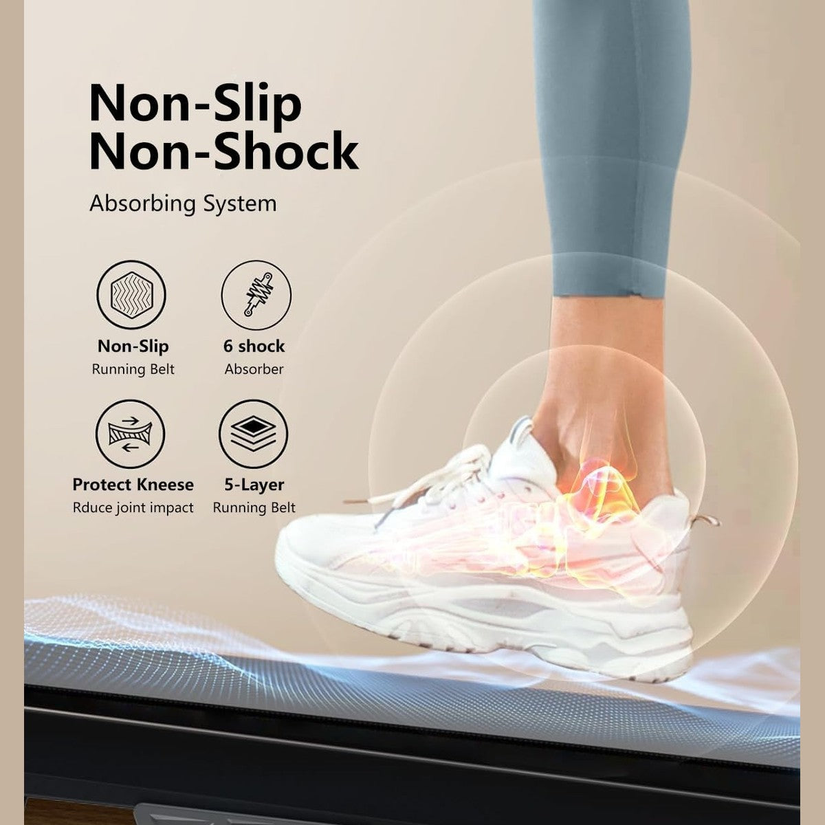 INGUNAR Treadmill For Home, 2.25 HP Protable Under Desk Treadmill Walking Pad With Remote Control, LED Display, Jogging Walking Machine For Exercise, 265lbs, Installation Free (Blackness)INGUNAR Treadmill For Home - Medaid International