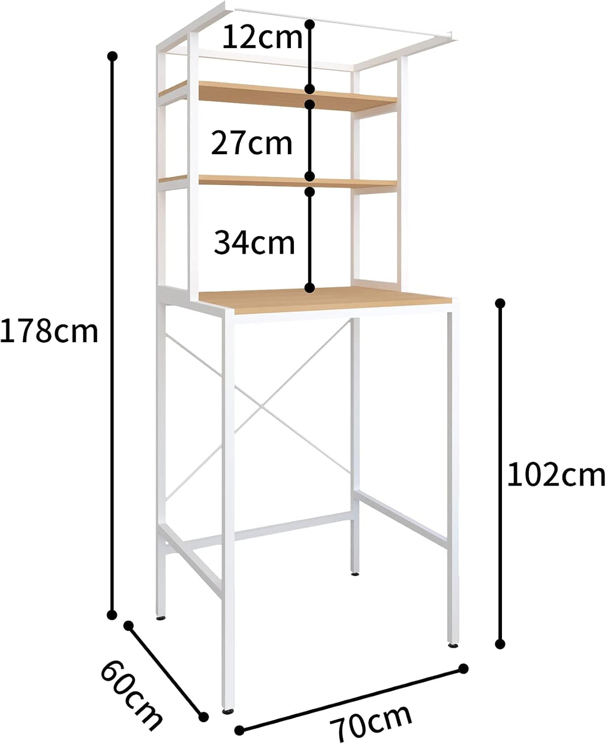 Washing Machine Storage Rack