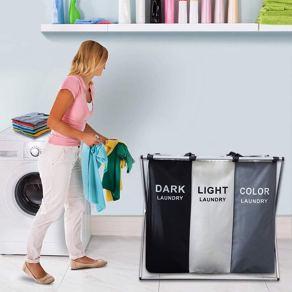 Multi-Section Laundry Basket